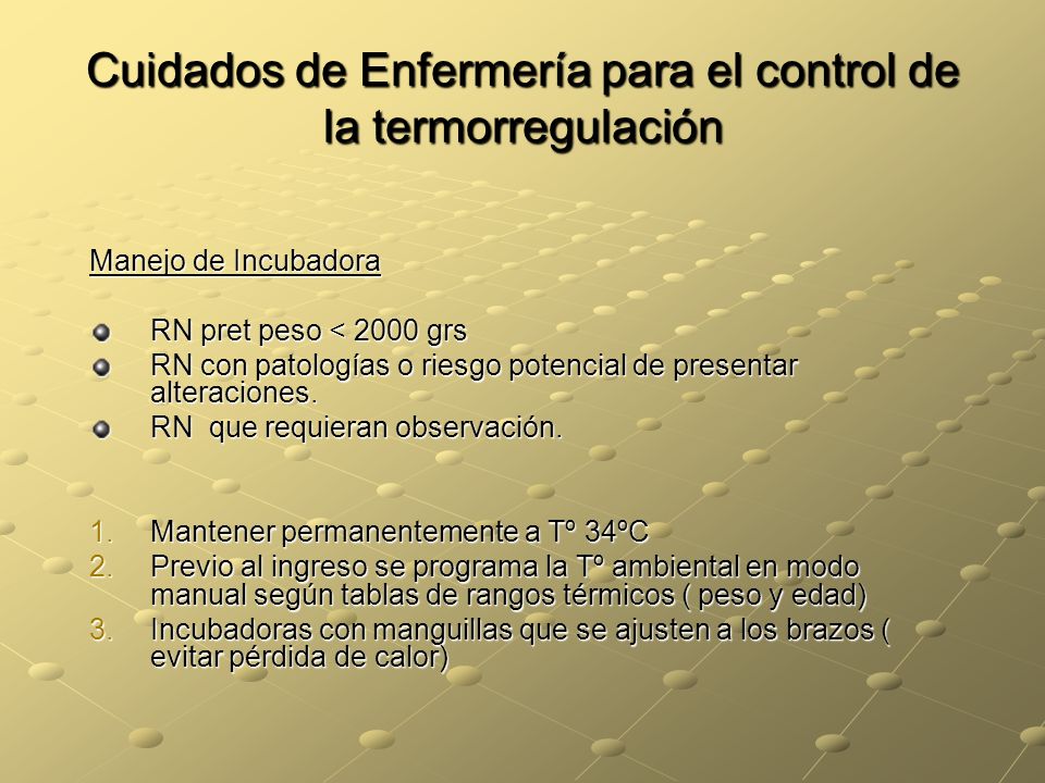 Perdida de peso en el rn para ingreson